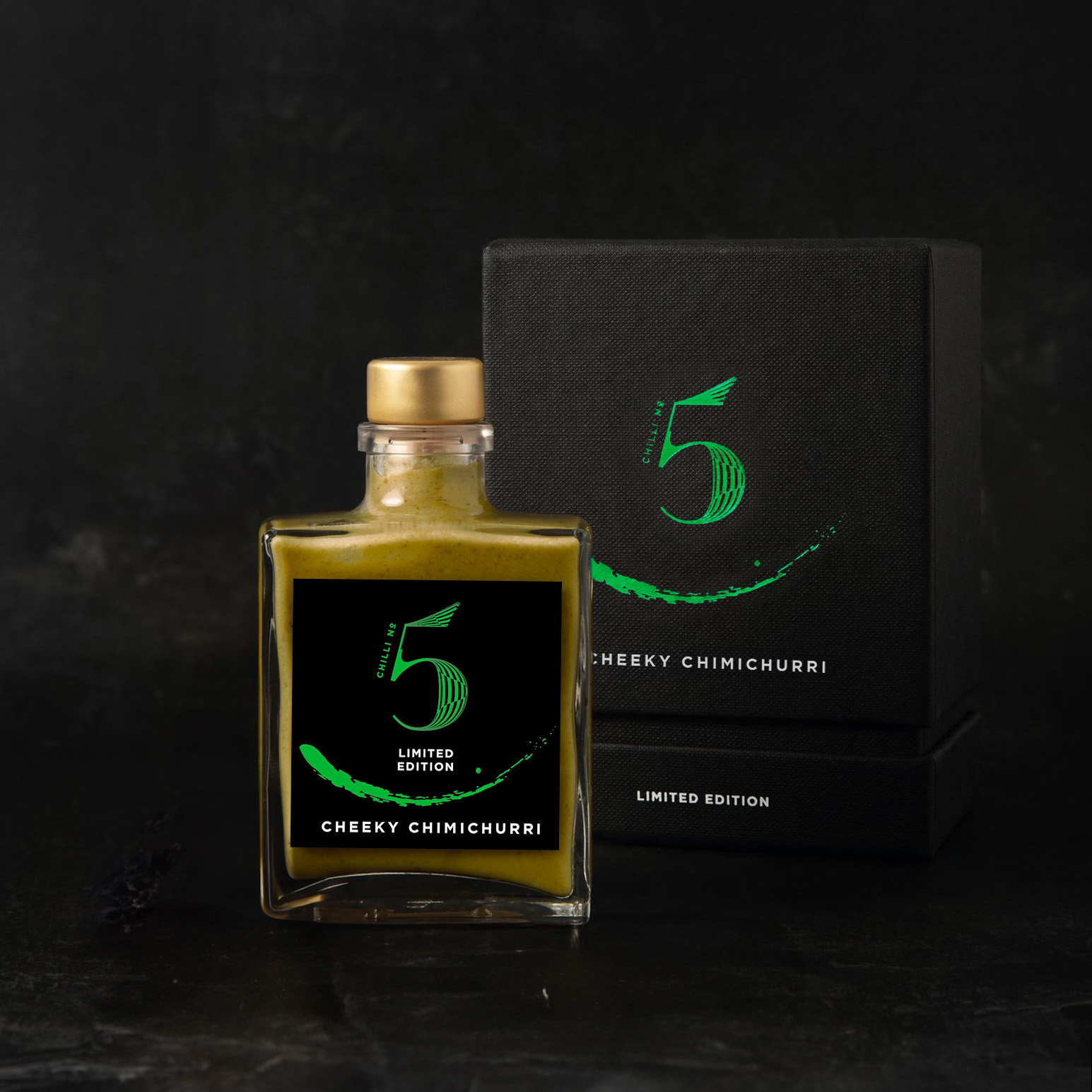 Cheeky Chimichurri Hot Sauce - Chilli No. 5 Bottle